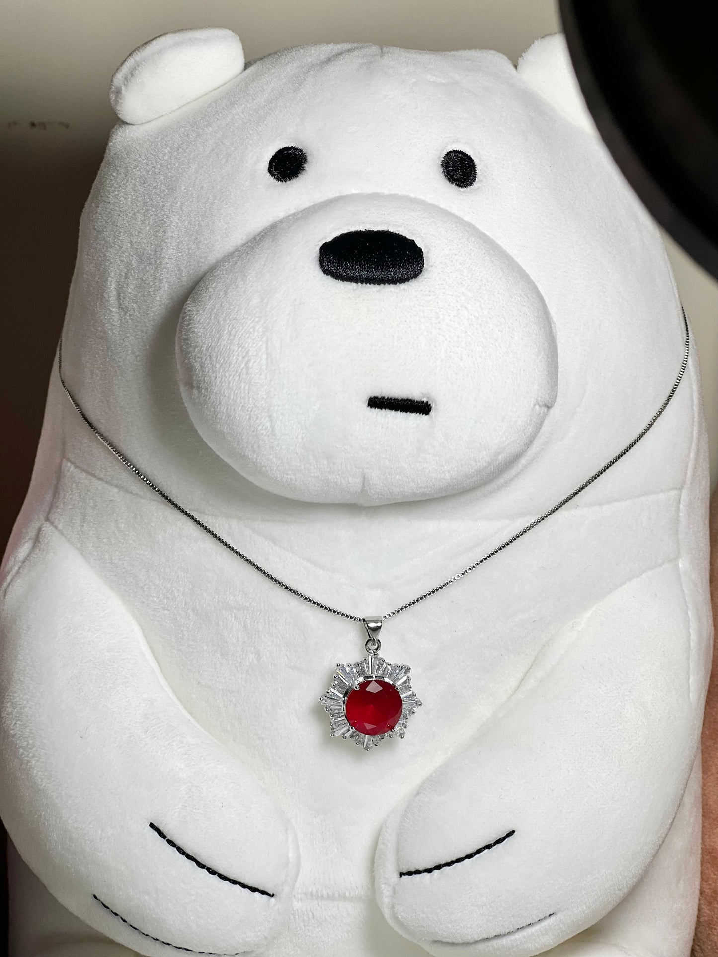 Sparkle Red Necklace Pendant