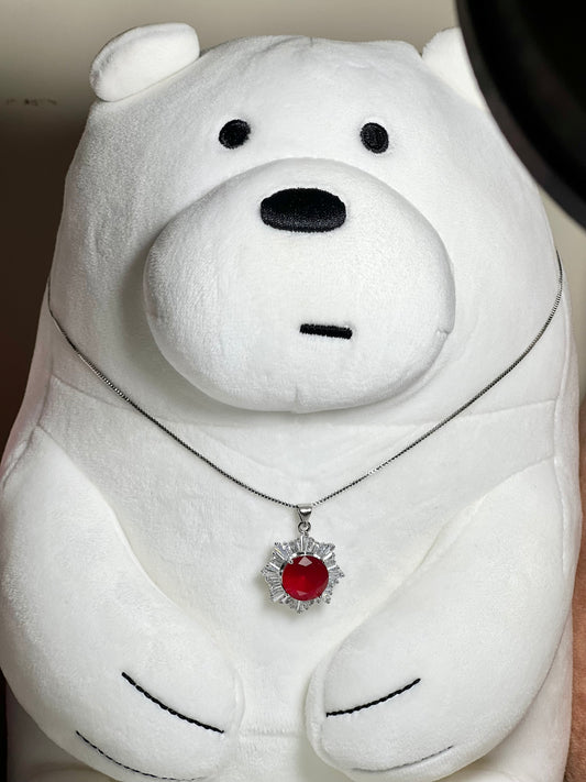 Sparkle Red Necklace Pendant