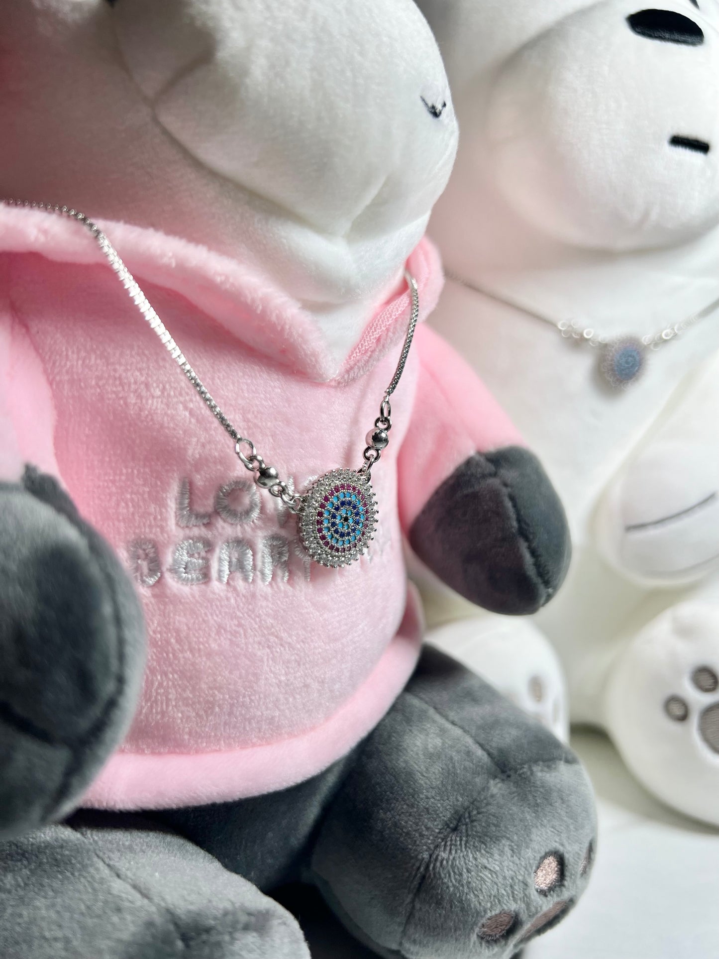 Celeste Color Wheel Pendant Necklace