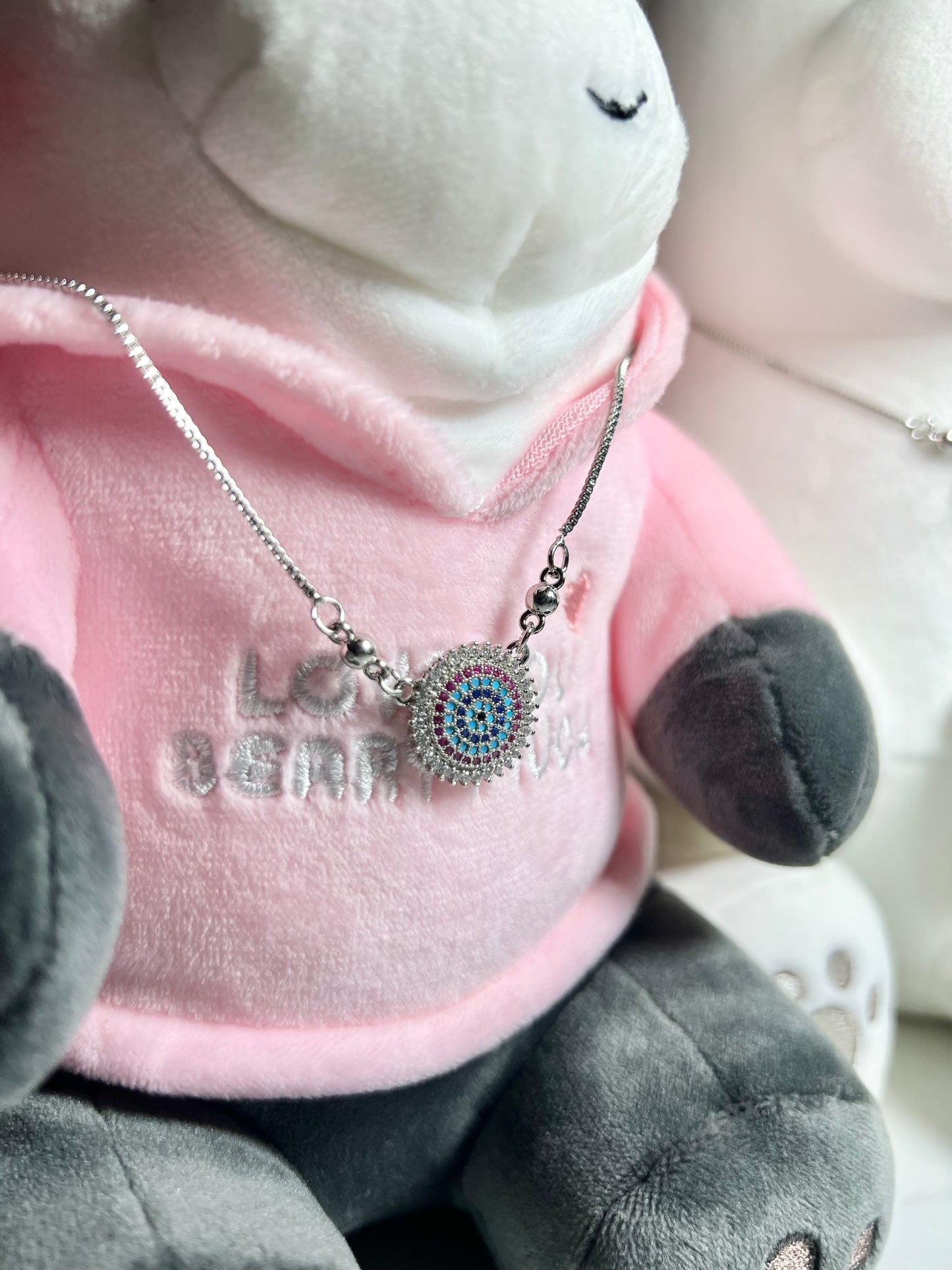 Celeste Color Wheel Pendant Necklace